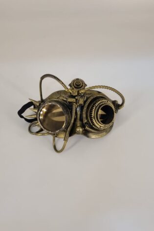 STEAM PUNK GOOGLE MASK GOLD