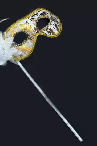 GOLD AND WHITE MASK STICK