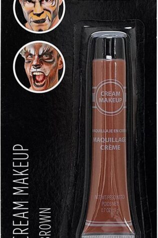 TUBE FACE PAINT  CREAM BROWN