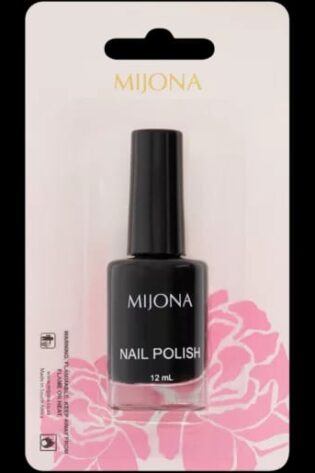 MIJONA BLACK NAIL POLISH