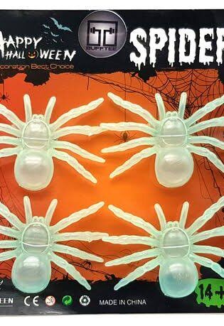 GLOW IN THE DARK SPIDER SET