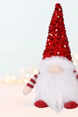 SANTA GNOME SEQUINS