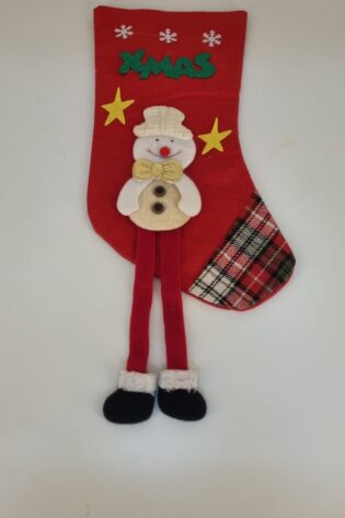 SMALL SNOWMAN STOCKING