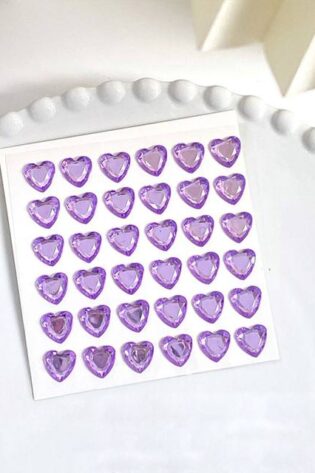 PURPLE  DIAMONDS STICKERS