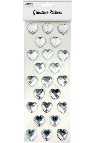 SILVER DIAMONDS STICKERS