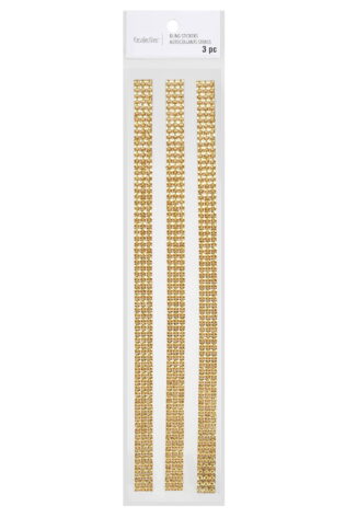 GOLD PEARL DIAMONDS STICKER