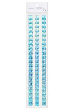 LIGHT BLUE PEARL DIAMONDS STICKERS