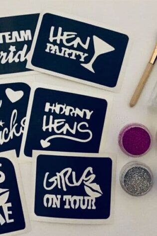 FAIRY TIME GLITTER AND STENCILS