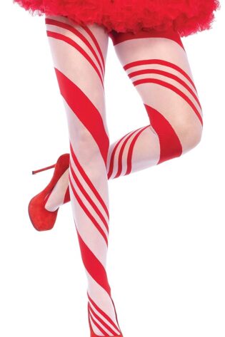 CANDY CANE STRIPE STOCKING  ADULT