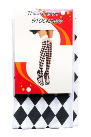 THIGH HIGH STOCKINGS DIAMOND SHAPES