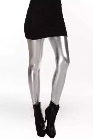 FOIL LEGGINGS SILVER
