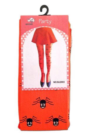 ORANGE SPIDER STOCKINGS
