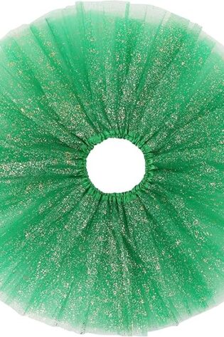 TUTU 40 cm GLITTER  BRIGHT GREEN