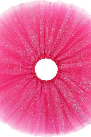 TUTU 40cm GLITTER BRIGHT PINK