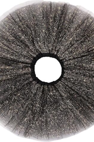TUTU 40 cm GLITTER  BLACK