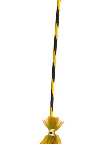 YELLOW WITCH BROOMSTICK