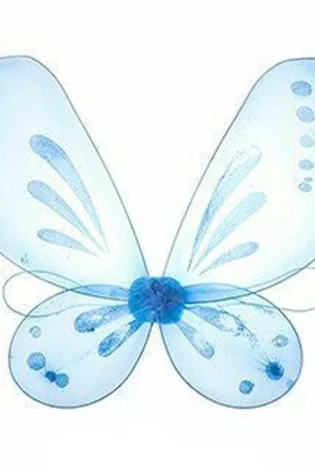 LIGHT BLUE FAIRY WINGS