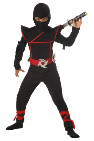 BLACK AND RED NINJA