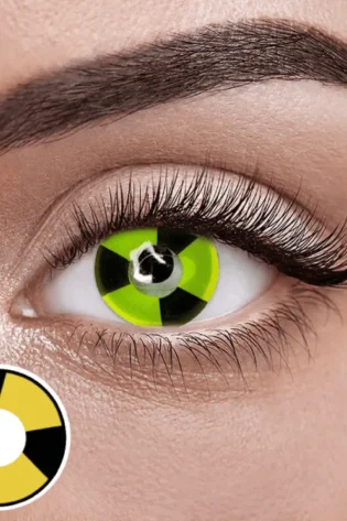 Radiation Symbol Contact Lens