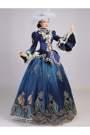 Bridgerton Dress - Royal Blue