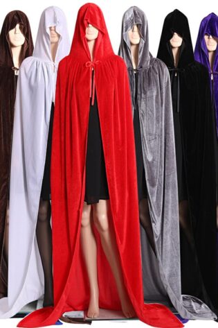 MEDIEVAL HOODED CAPES AND CLOAKS