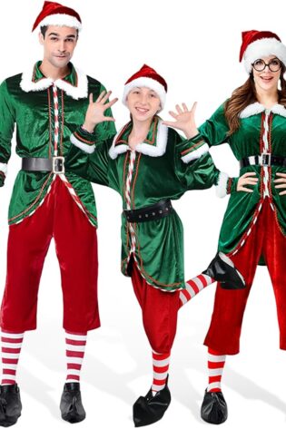 CHRISTMAS ELF COSTUMES FOR FAMILY
