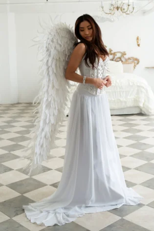 WINGS - LARGE WHITE FABRIC