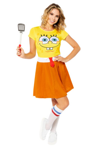 90S SPONGEBOB SQUAREPANTS DRESS