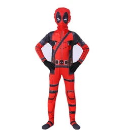 Kids Deadpool Body-Fit Jumpsuit Costume