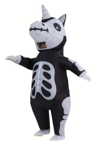 unicorn skeleton inflatable costume