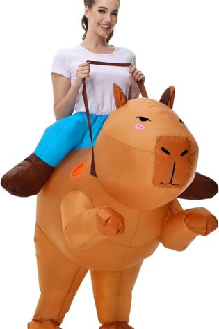 capybara ride/ carry me inflatable costume