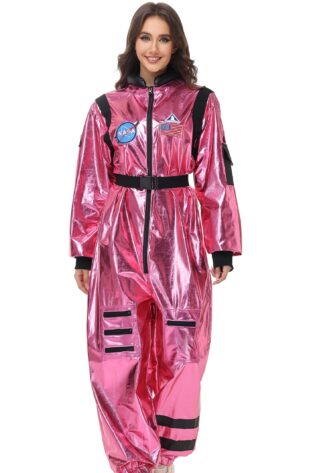astronaut ladies pink costume