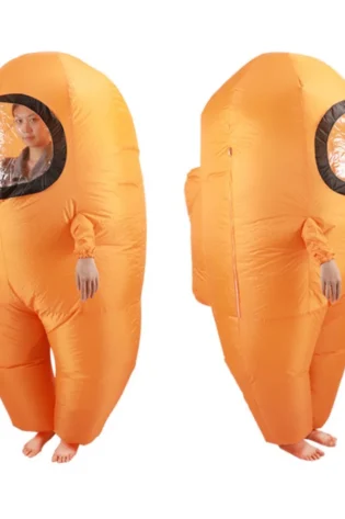 Among Us Inflatable Costume Orange