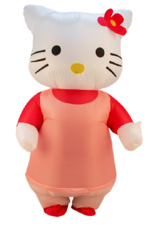 hello kitty inflatable costume
