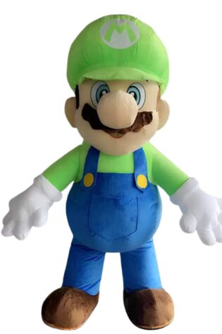 Luigi Deluxe inflatable Mascot Costume