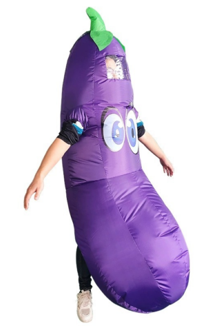 Eggplant Inflatable Costume for Hire