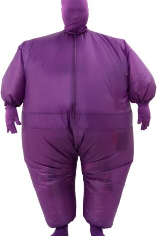 morph suit purple inflatable
