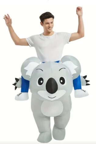 koala bear carry me inflatable costume