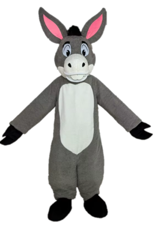 donkey farm yard animal mascot