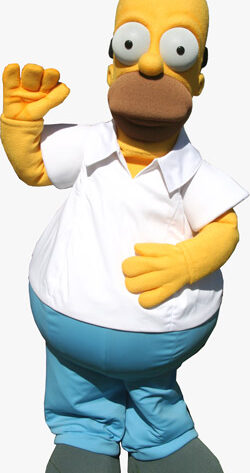 HOMER SIMSON CHARACTER  MASCOT