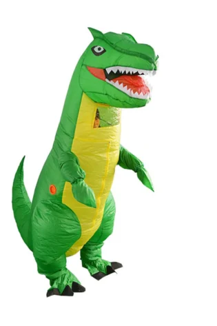 Green Dinosaur Inflatable Costume