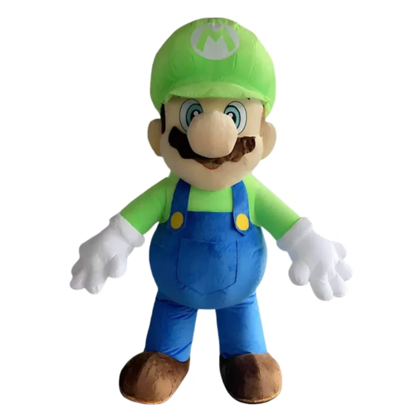 Luigi Inflatable Raft Luigi Deluxe Inflatable Mascot Costume - Sinderella