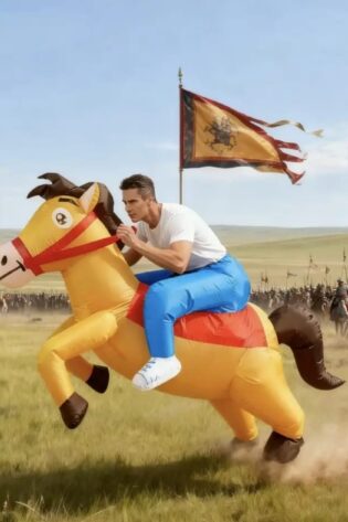 HORSE RIDE ON ME INFLATABLE COSTUME