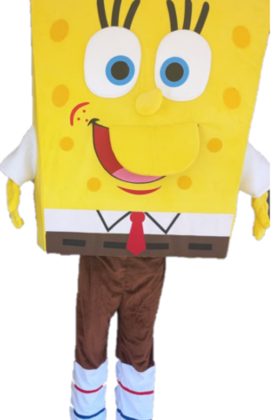 SPONGE BOB CHARACTER MASCOT HIRE
