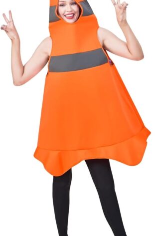 traffic cone costume hire adult