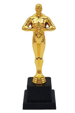 Oscar's style trophy award gold