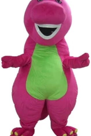 Barney Dinosaur mascot costume