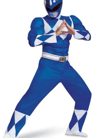 power ranger blue muscle suit