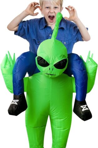 Ride On Alien Shoulders Inflatable Kids