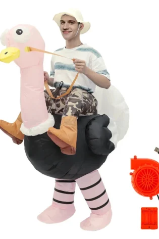 OSTRICH RIDE ON ME INFLATABLE